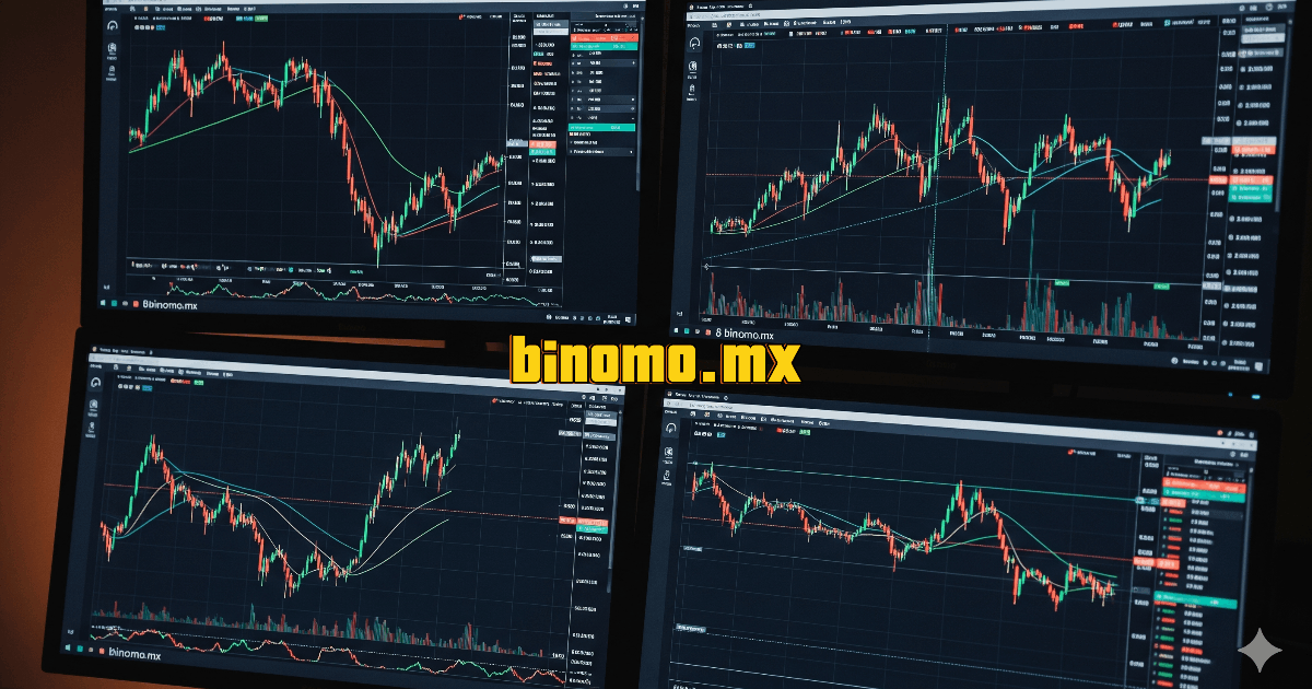 Grafik trading forex ditampilkan di beberapa layar monitor